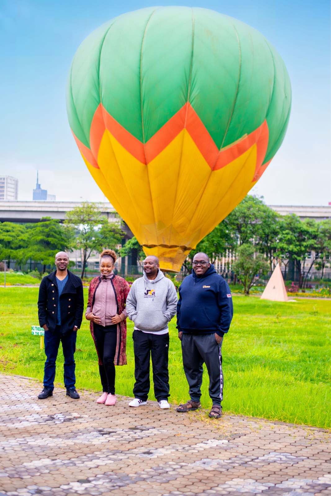 Nairobi sunrise skyline