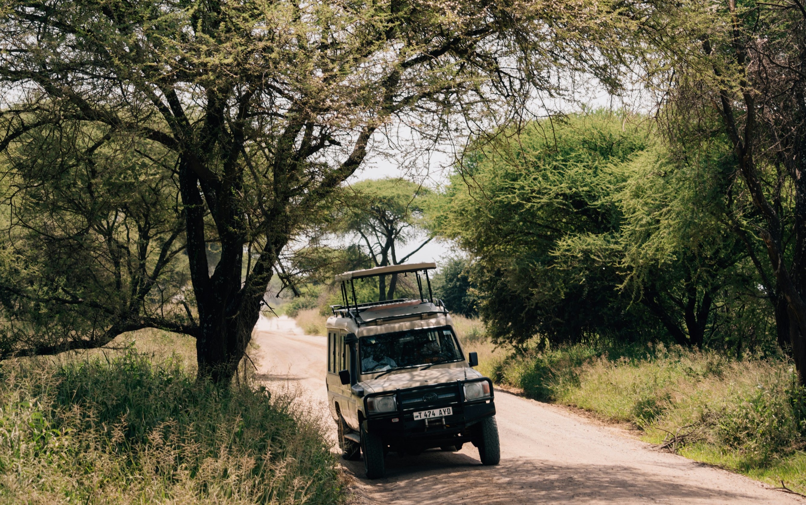 Safari cruiser in Nairobi National Park